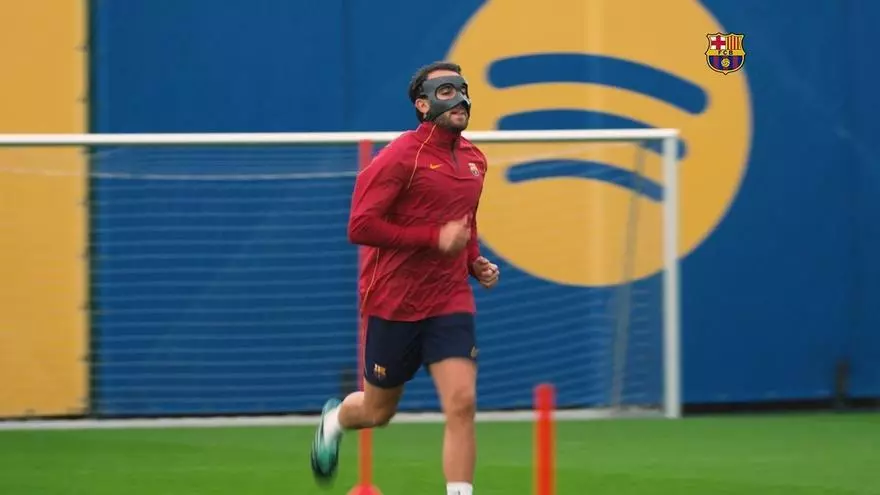 Eric Garcia, principal novedad en el regreso del Barcelona a los entrenamientos