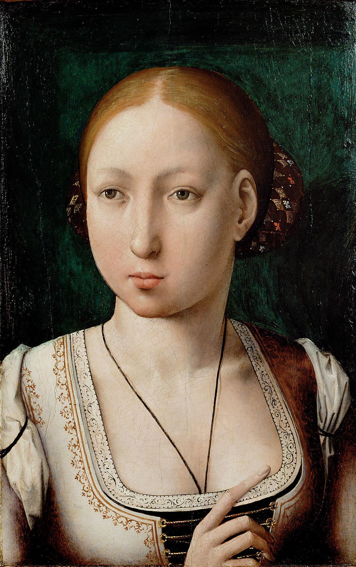 Retrato de Doña Juana, la hija de los Reyes Católicos.