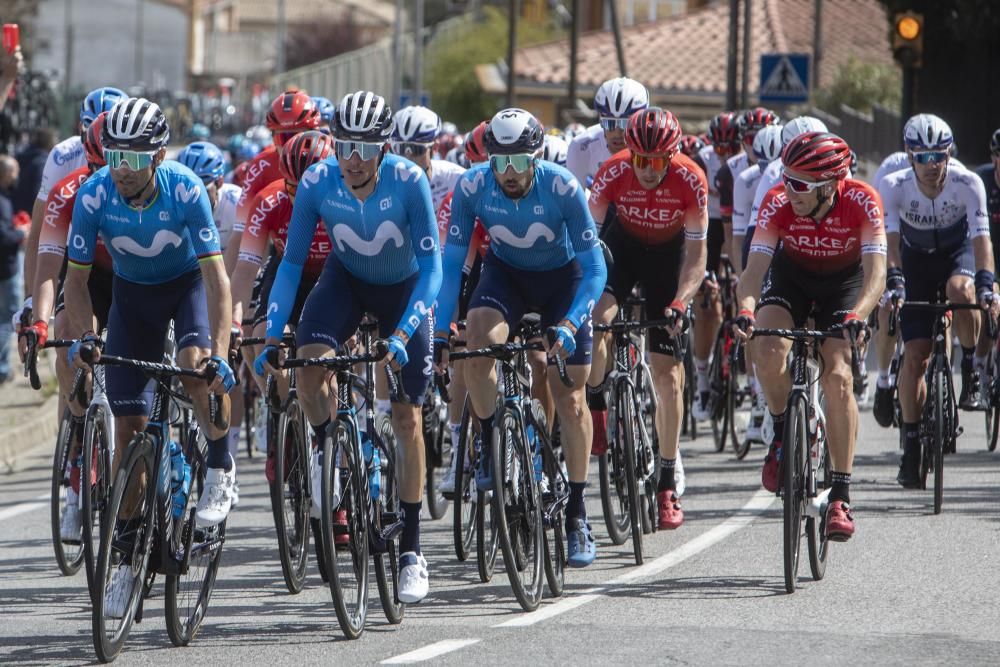 La Volta a Catalunya, al seu pas per Santa Coloma de Farners