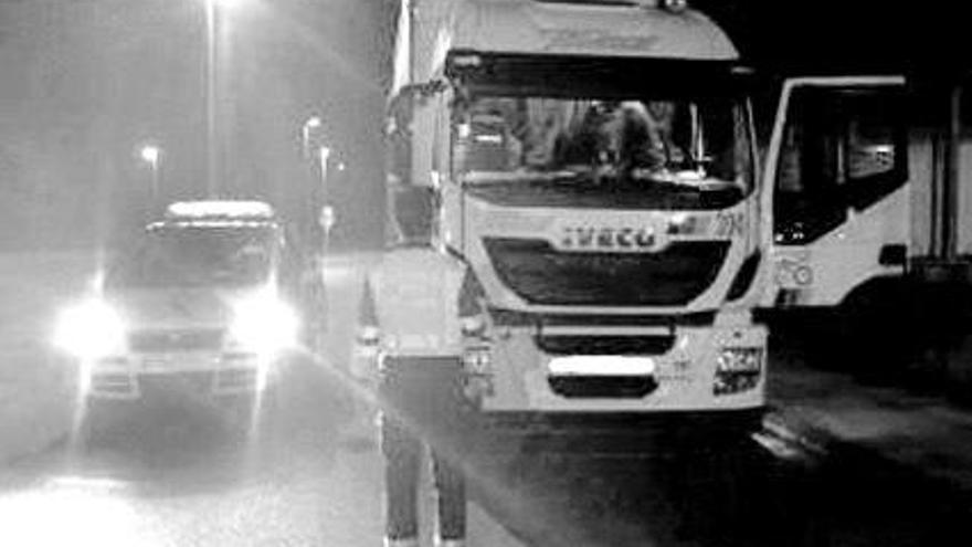 Detenido en Verín un camionero por sextuplicar la tasa de alcohol