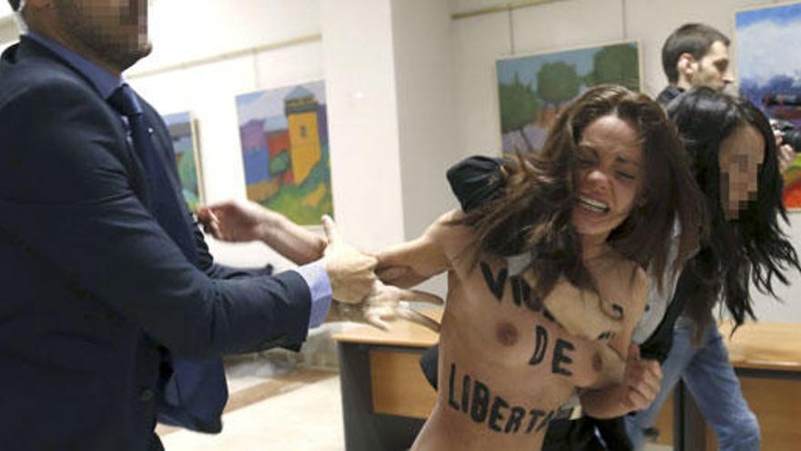 La activista de Femen.