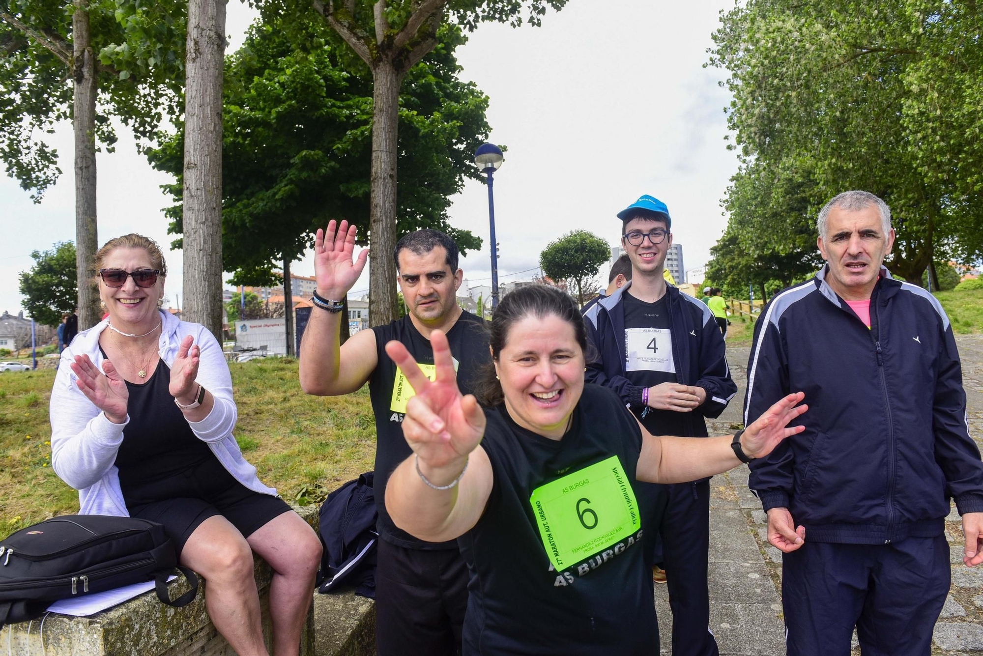Más de 100 deportistas participan en el maratón urbano Special Olympics en O Burgo