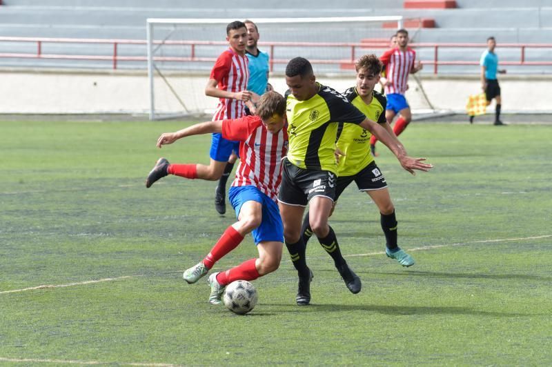 15-02-2020 LAS PALMAS DE GRAN CANARIA. Futbol juvenil: Partido Huracán # Tenerife, en el campo Pepe Gonçalvez  | 15/02/2020 | Fotógrafo: Andrés Cruz