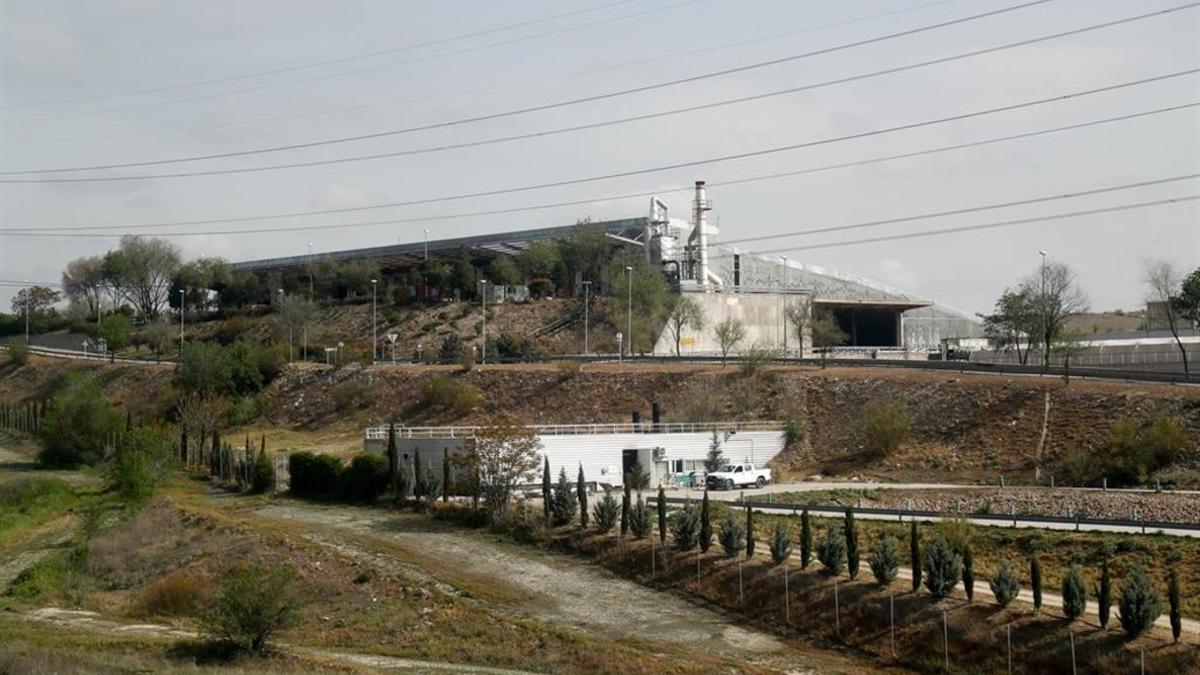 Instalaciones del Parque Tecnológico de Valdemingómez desde el exterior