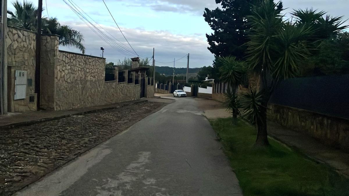 Algunas de las viviendas afectadas por la expropiación de la red de agua.