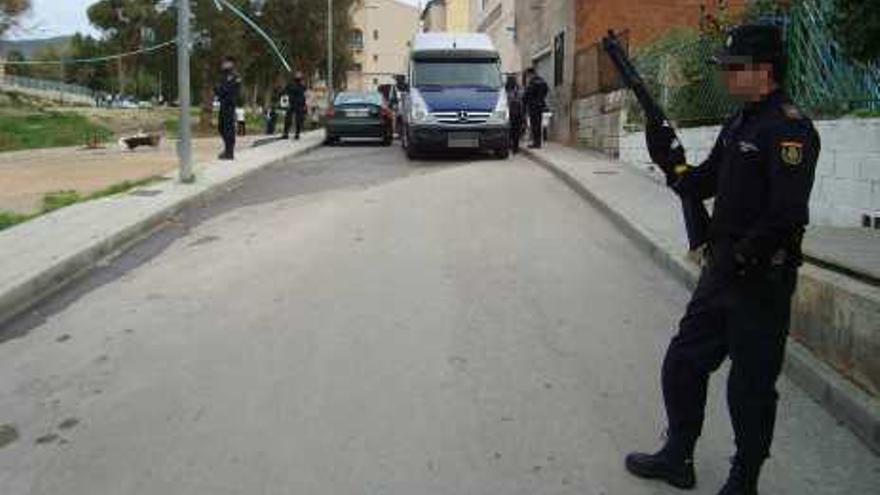 La Policía registró ayer la misma casa que en noviembre.