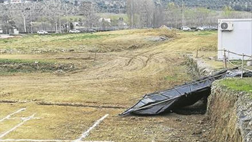 La licencia de obra menor solo se dio para «limpiar y aplanar» la superficie