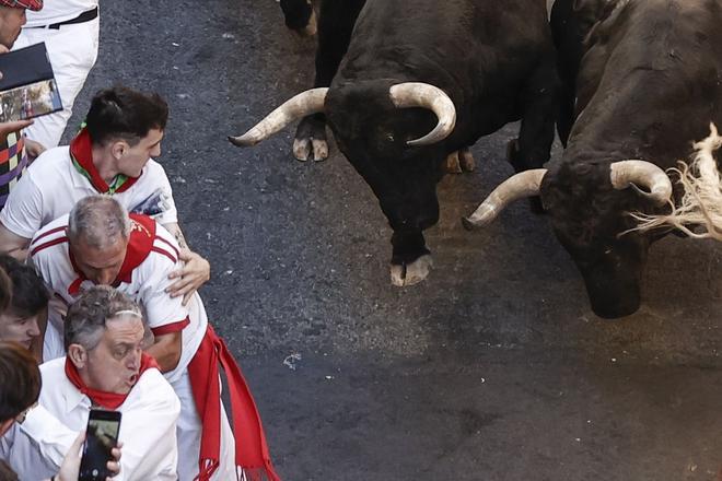 El sexto encierro de los Sanfermines 2022, en imágenes