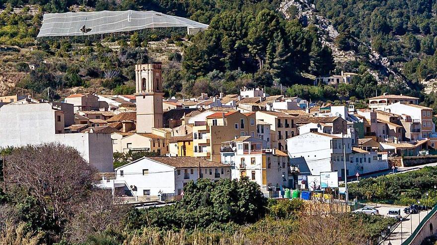 Vista de Bolulla, una de las mayores localidades donde aún no ha habido ningún caso de coronavirus. | DAVID REVENGA