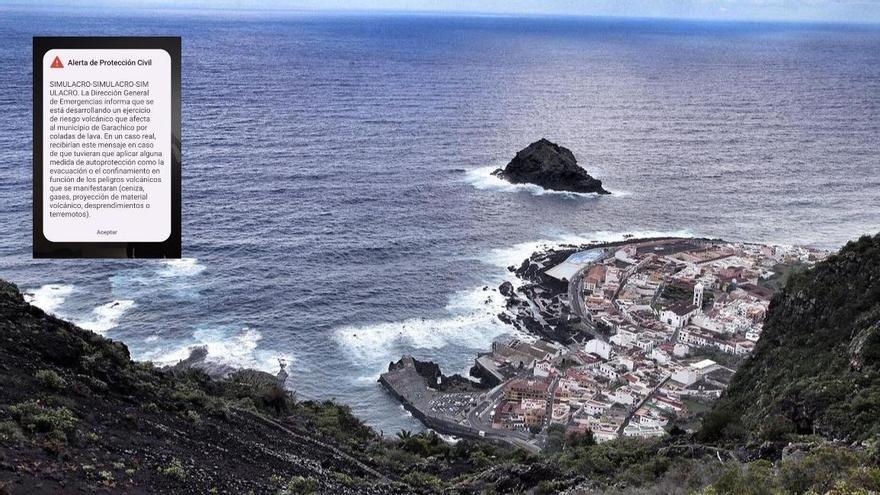 Canarias realizará un simulacro de alerta móvil ES-Alert en La Guancha el 15 de mayo