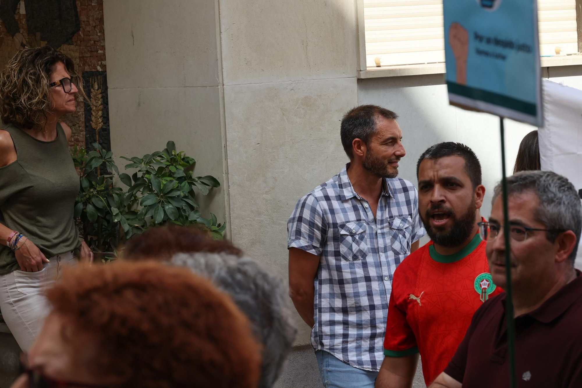 Manifestación de los trabajadores de Belda Llorens en Banyeres