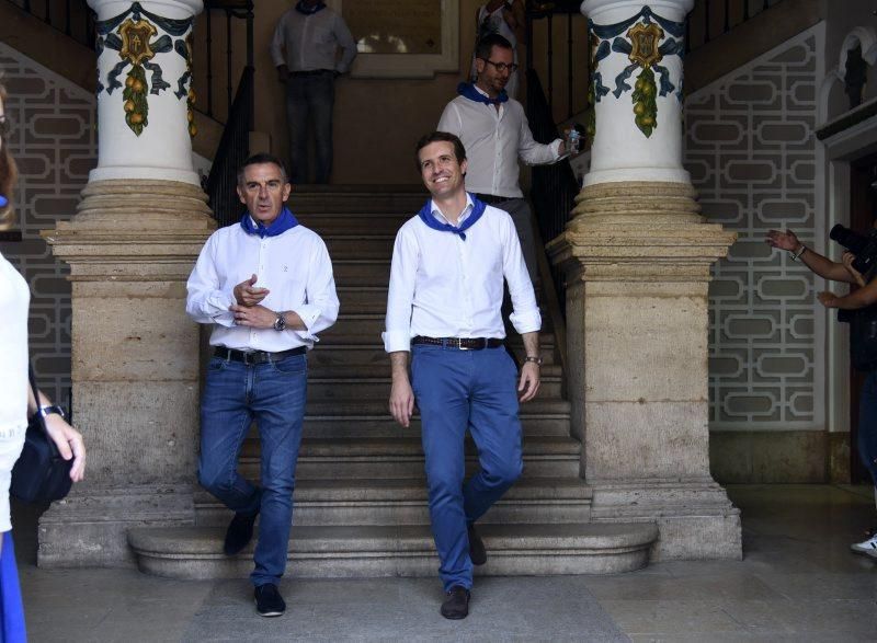 Visita de Pablo Casado a Tarazona