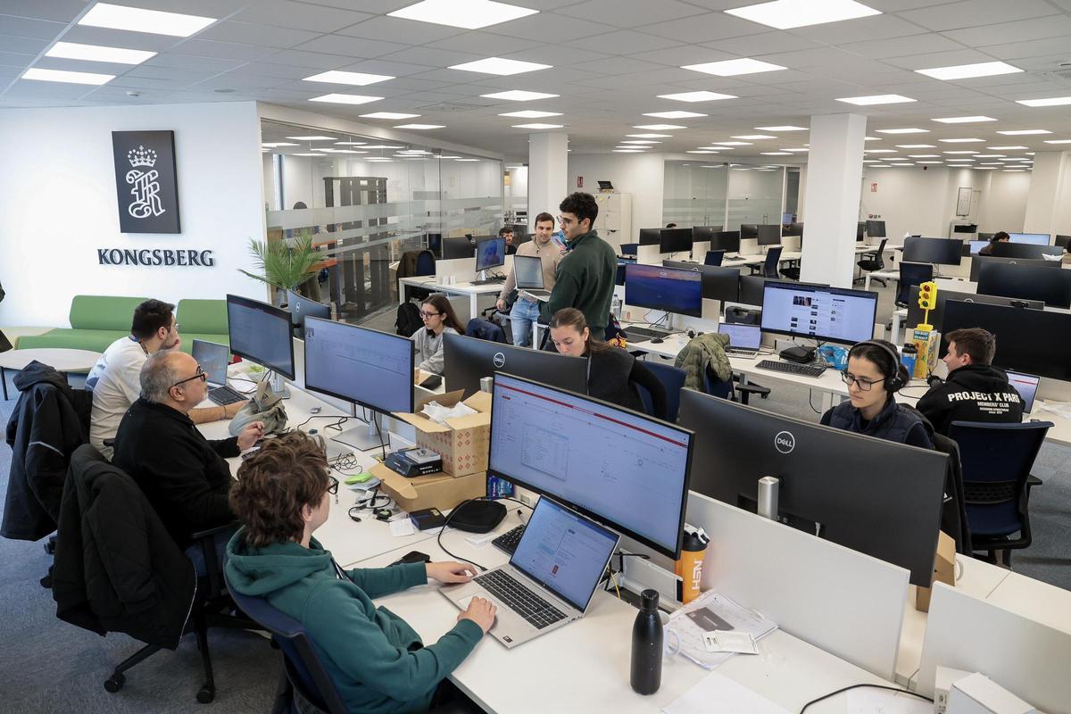 La sede de Kongsberg en el centro de negocios Nobo de Alicante.