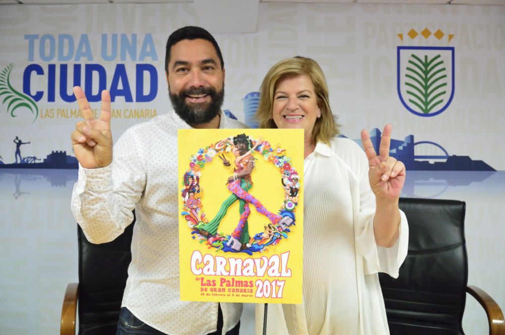 Presentación del cartel del Carnaval de Las Palmas de Gran Canaria 2017