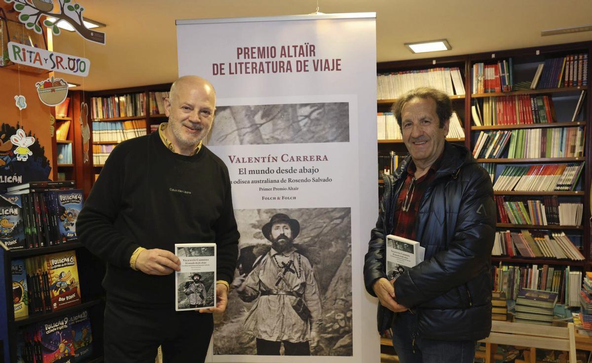 Valentín Carrera, durante su presentación en Vigo.