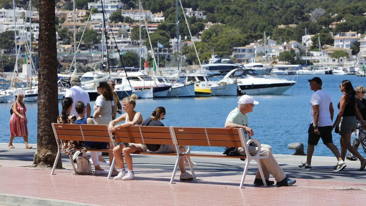 Hier wird zu Beginn 2026 gebaut: die Strandpromenade von Port d'Andratx.