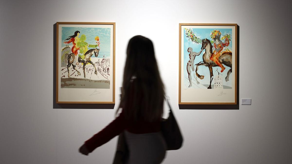 La exposición &#039;Salvador Dalí. Obra gráfica&#039; se podrá visitar hasta el 7 de julio.