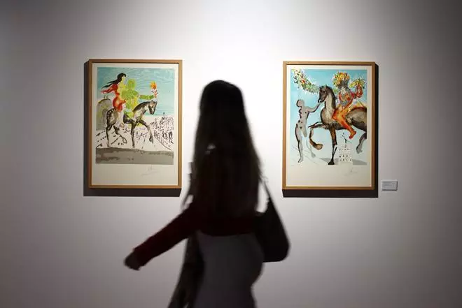 La obra gráfica de Salvador Dalí se expone en el Centro de Historias de Zaragoza