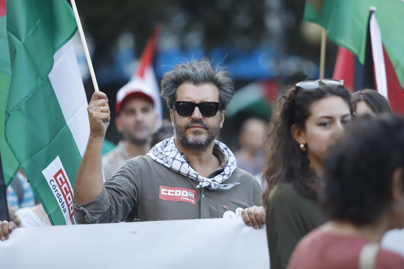 La manifestación por Palestina, en imágenes