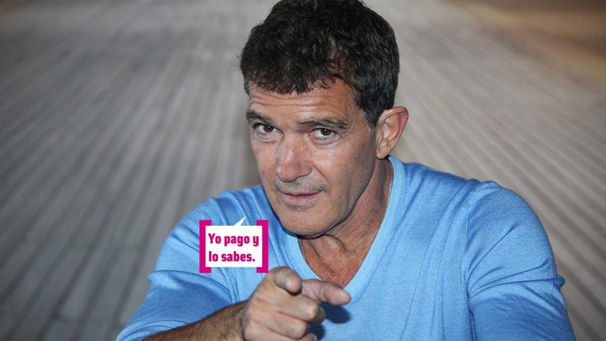 Antonio Banderas está 'mazo' de profeta en Málaga