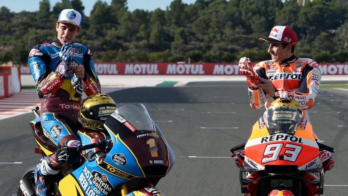 Los hermanos Márquez, campeones del mundo de MotoGP y Moto2 2019