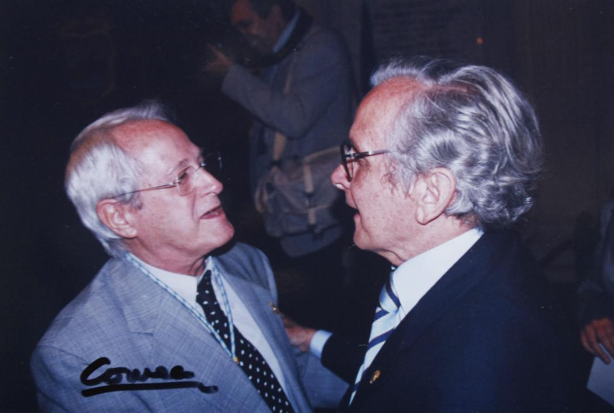Rodrigo Vivar y Félix Revello de Toro. Pintura. Pintores. Fotos antiguas