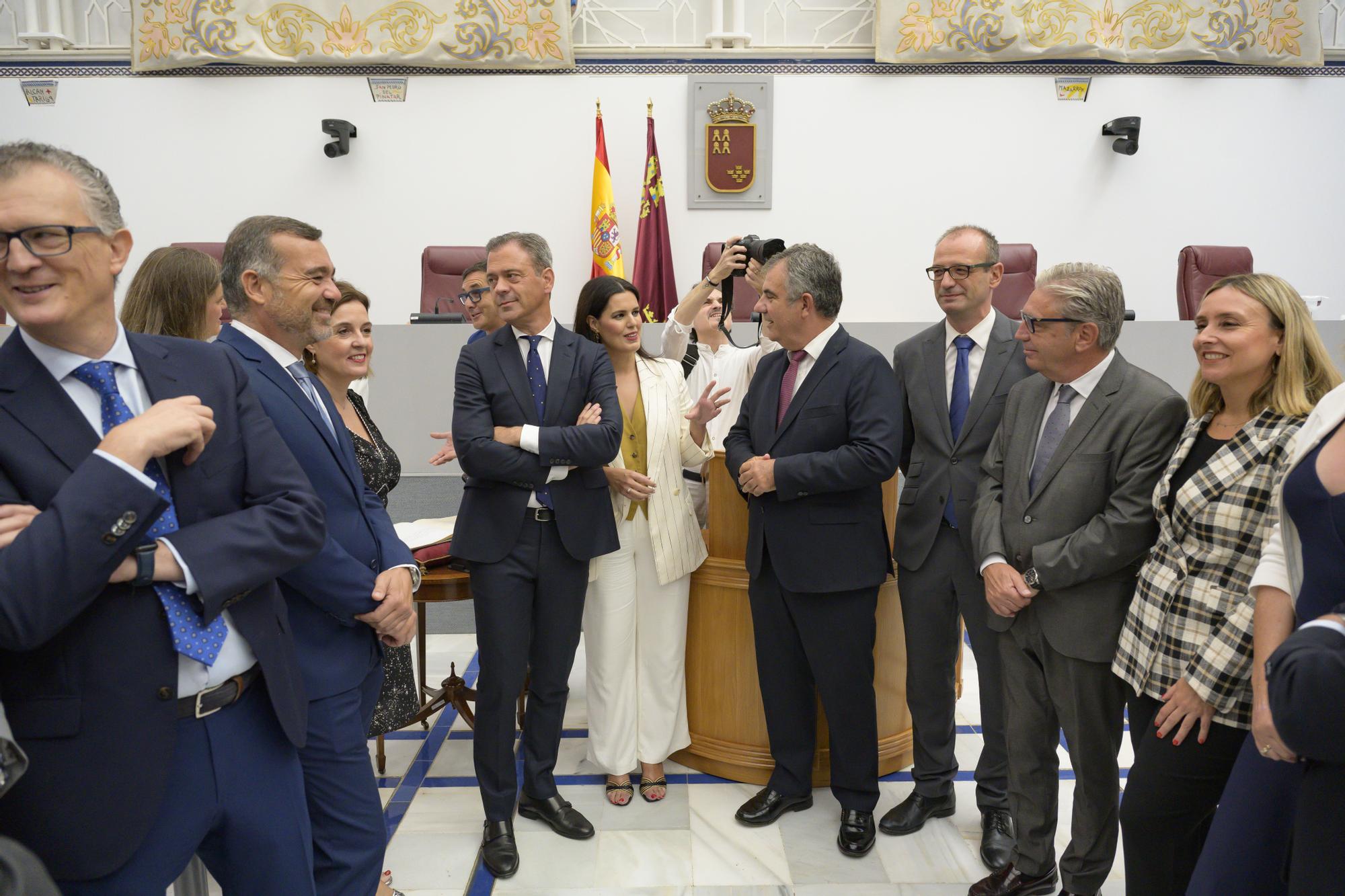 Primera sesión del segundo debate de investidura de López Miras en la Asamblea