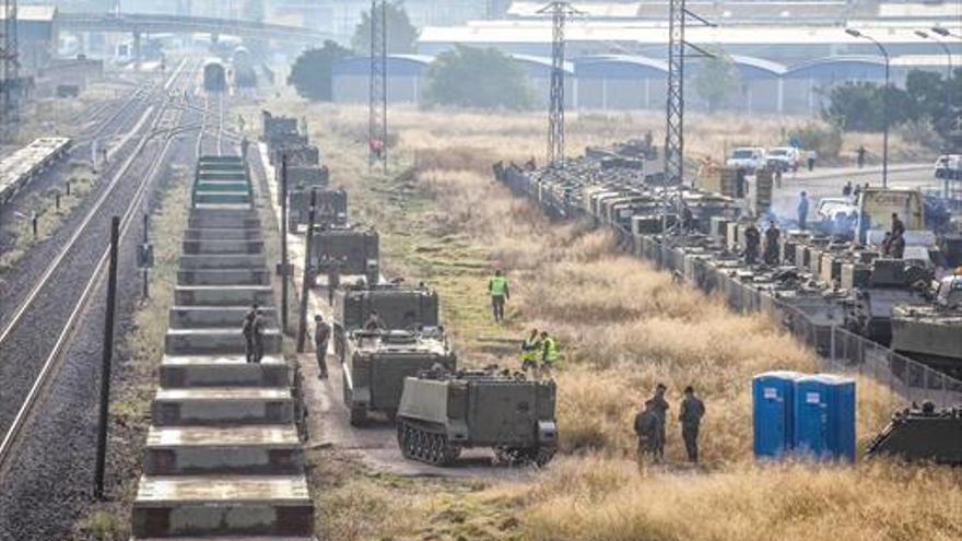 2.300 militares parten con 700 vehículos para asistir al Ejercicio Égida en Zaragoza