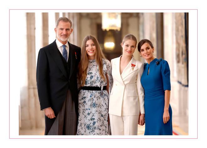 Felicitación de Navidad de la familia real