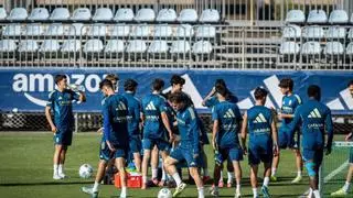 El Real Zaragoza de la Cruz Roja: doce jugadores lesionados o con molestias antes de la última final ante el Sporting