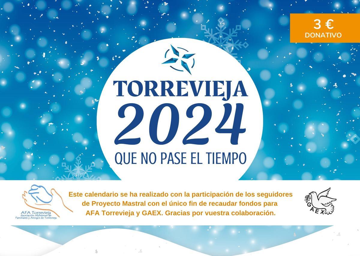 Aspecto de la portada del calendario solidario de Proyecto Mastral 2024