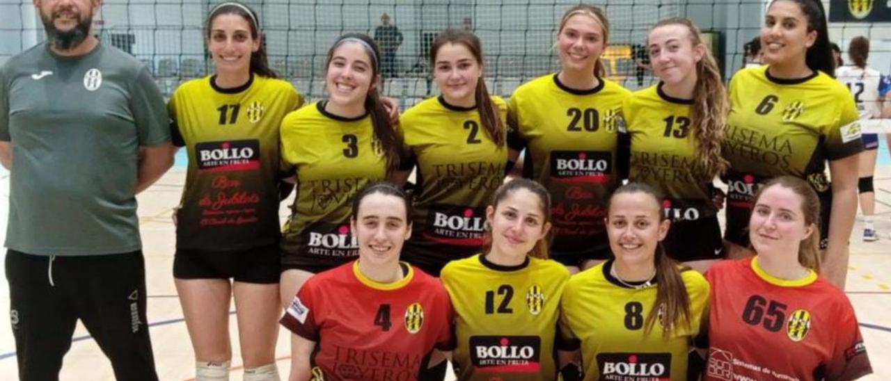 Voleibol El Gloriamar Piles cierra el curso