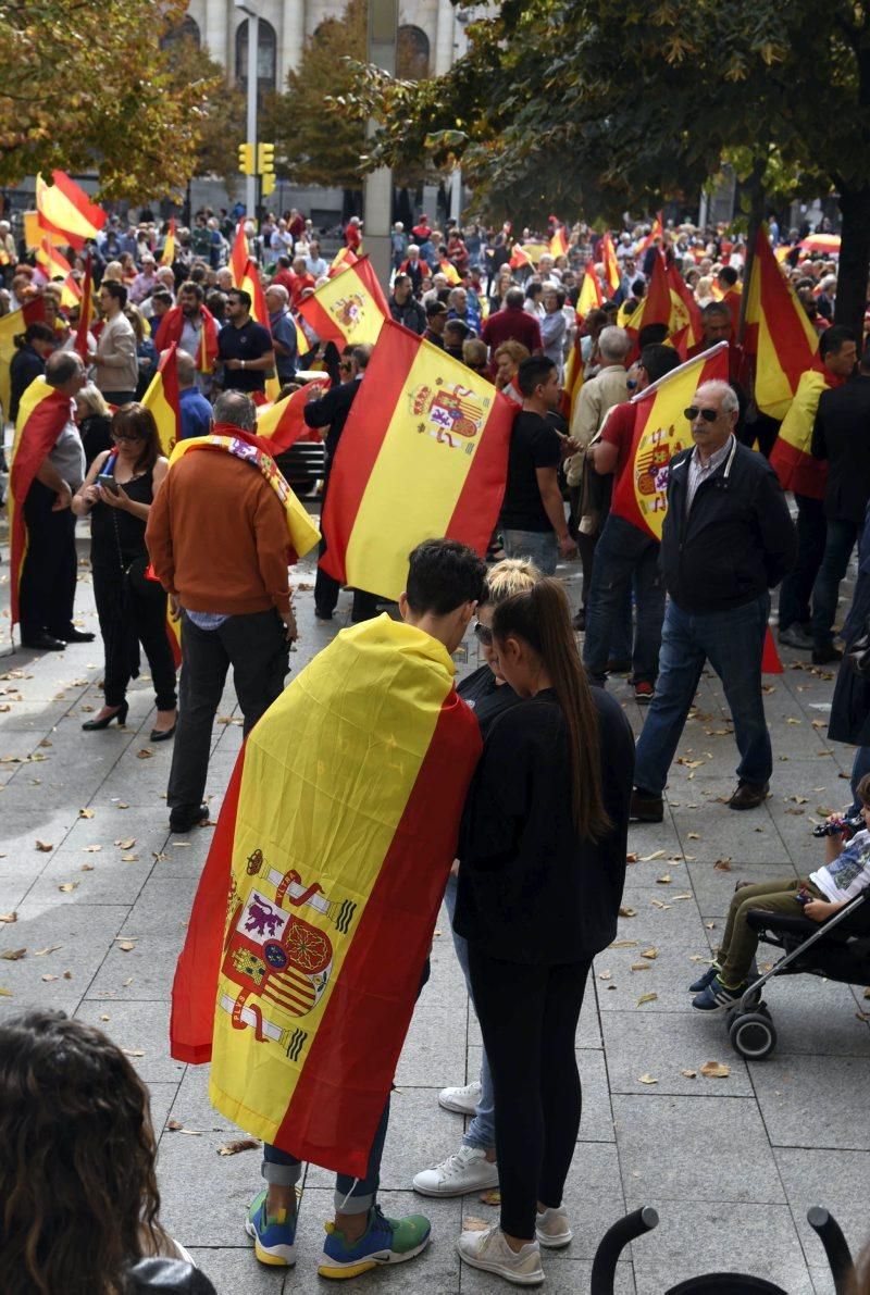 Manifestación contra el 1-0 en Zaragoza