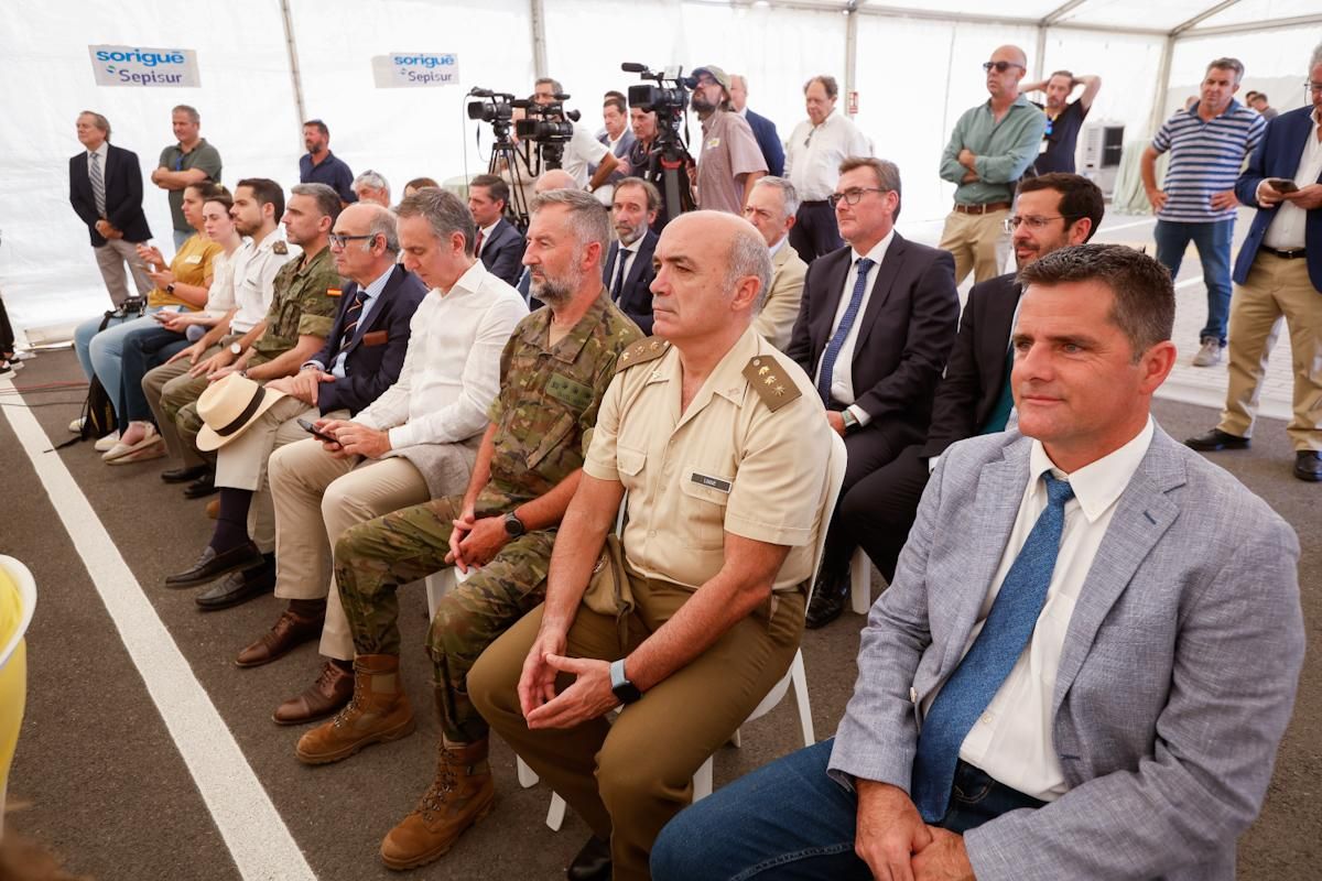 El Ejército recepciona las obras de urbanización de la Base Logística