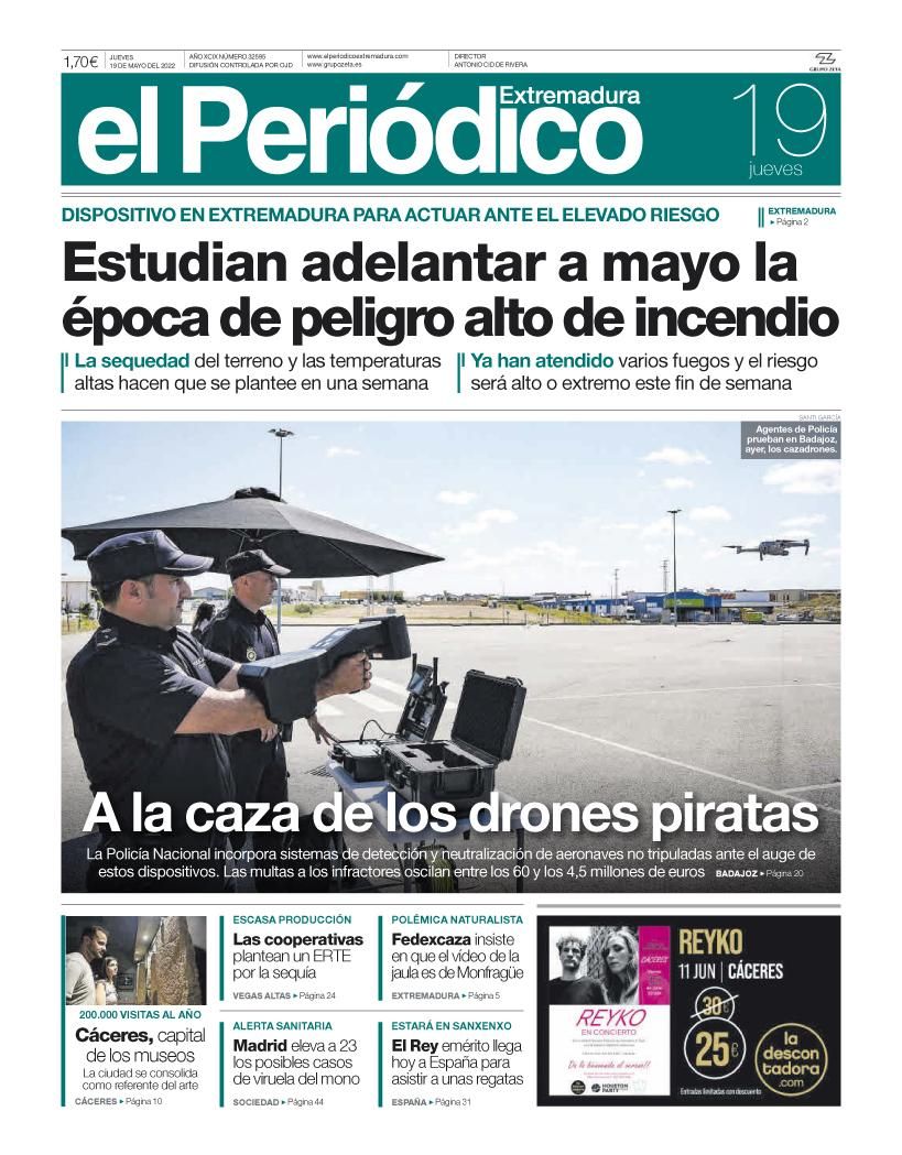 Consulta la portada correspondiente al día 19 de mayo del 2022