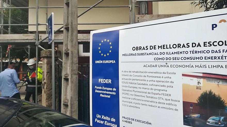 Rematadas las obras de rehabilitación energética de la escuela infantil de Ponteareas.