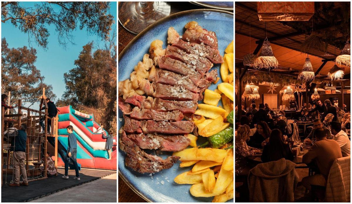 Tierra Santa, el bar de Cártama con castillo hinchable y brasas que triunfa entre las familias