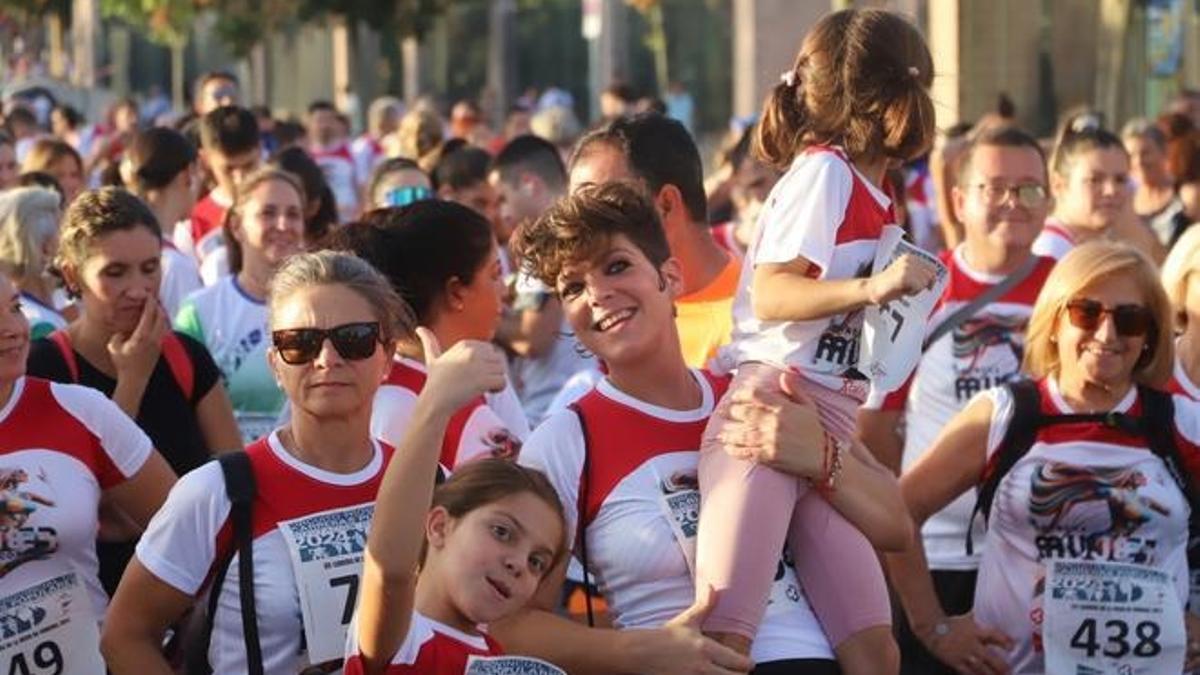 Imagen de archivo de la carrera de la mujer.