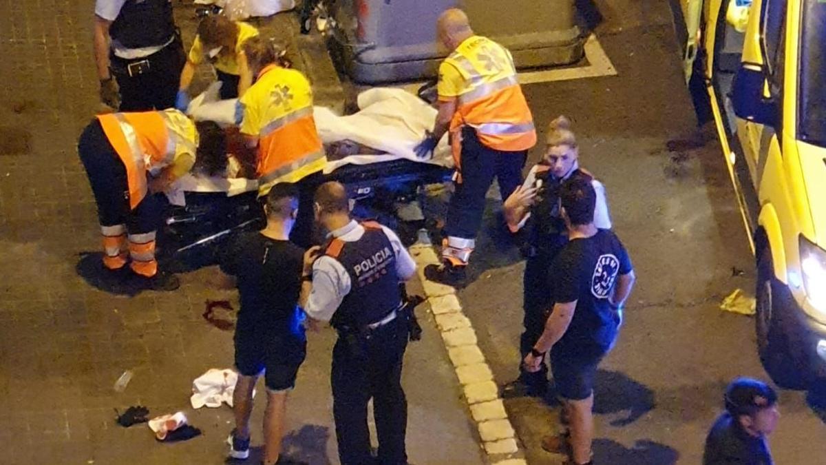 Pelea en el barrio de La Bordeta