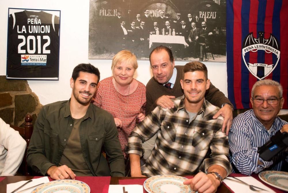 Cena de la peña La Unión con Chema y Raúl