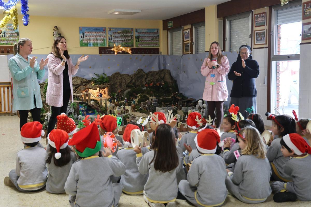 Un aula del Centro de Educación Infantil San José que grestionan las religiosas. 17 diciembre 2025. Alba Villar
