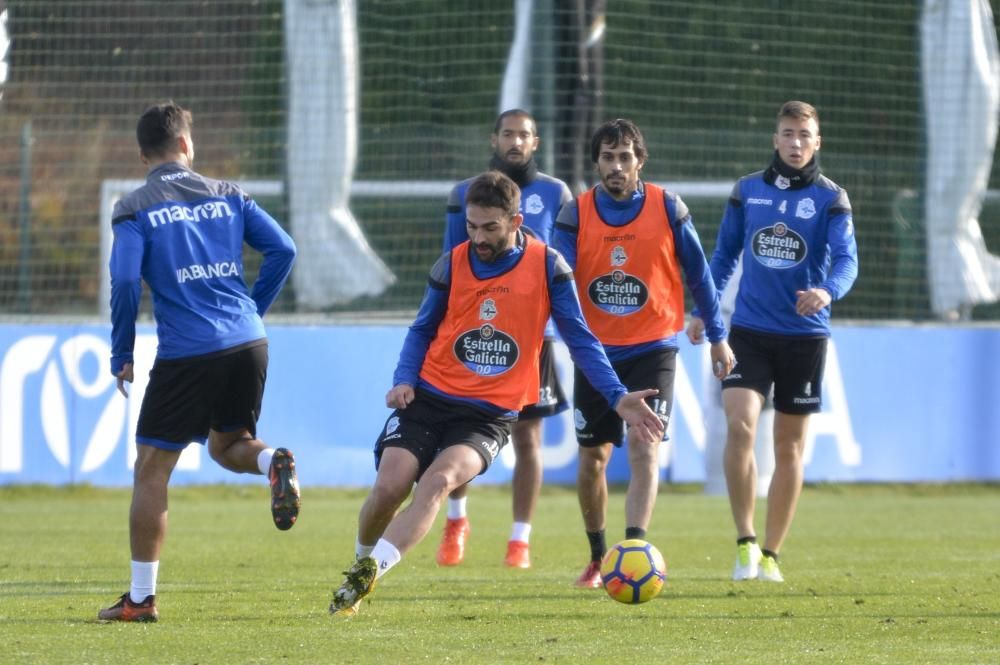 Recuperación en Abegondo tras la derrota en Málaga