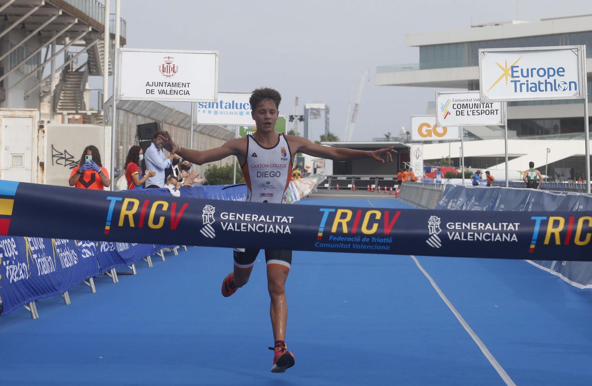 Europe Triathlon Championships Valencia 2021.  Supersprint Open masculino y femenino