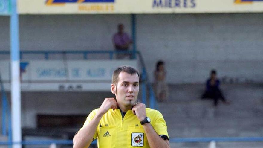 Pablo Fernández Pérez, durante un partido.