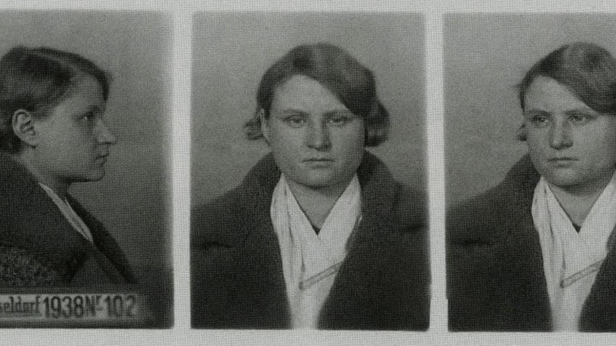 Ficha policial de la Gestapo de Luise Vögler, denunciada por supuestas simpatías soviéticas, del libro de Frank McDonough.