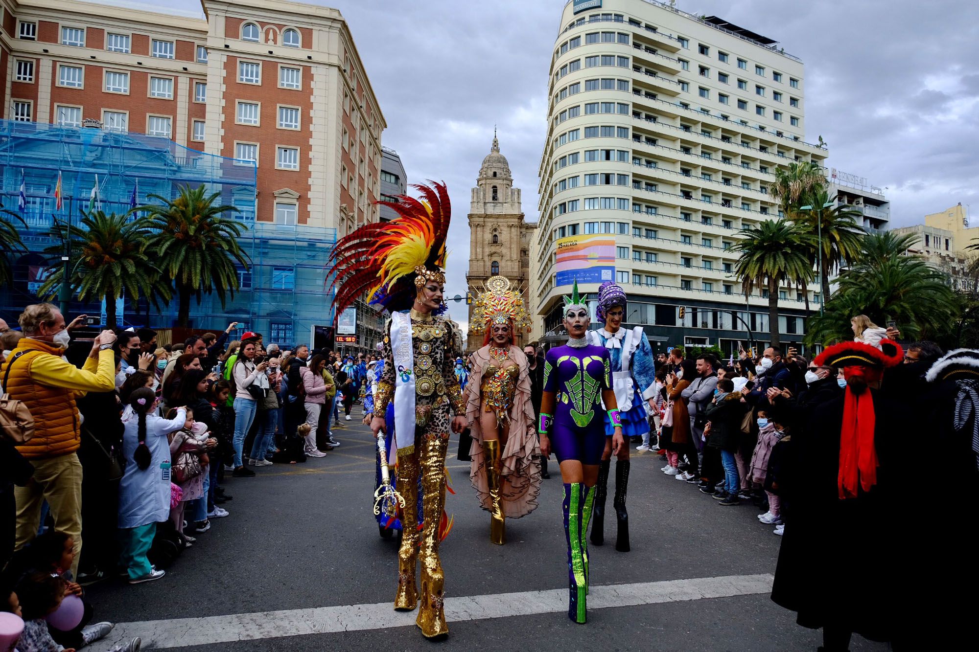 Las imágenes del Entierro del Boquerón del Carnaval de Málaga 2022