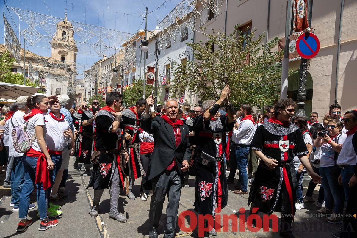 Moros y Cristianos en la mañana del dos de mayo en Caravaca