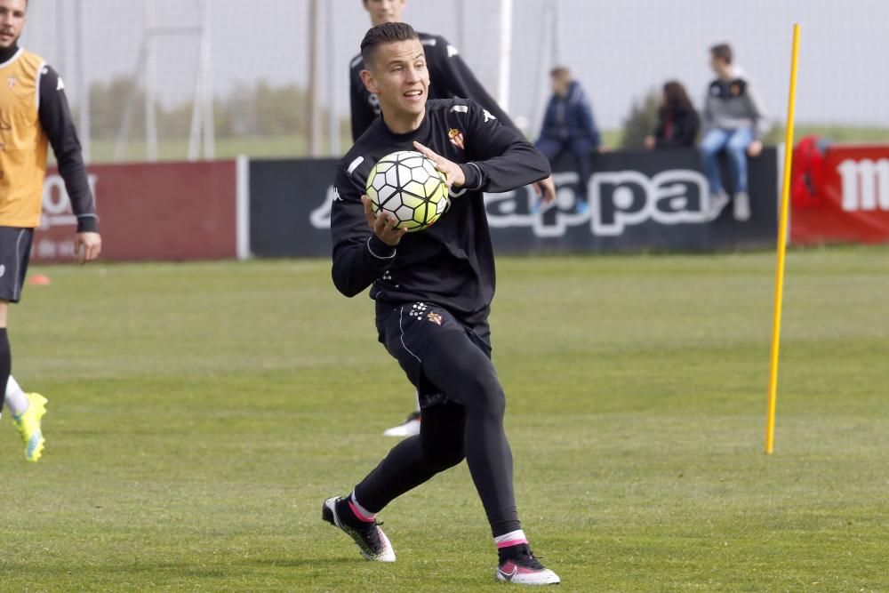 Entrenamiento del Sporting