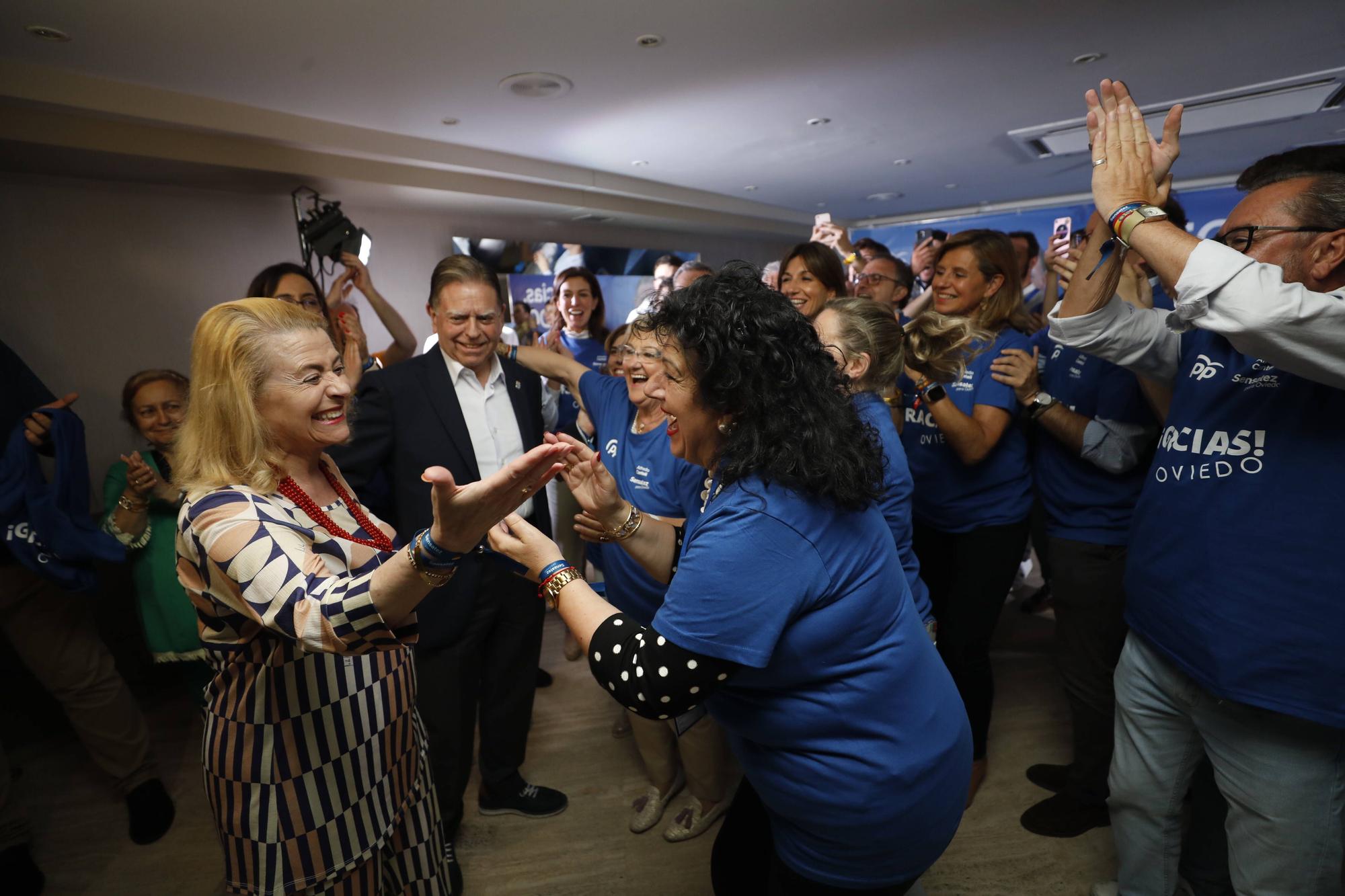 Canteli celebra la mayoría absoluta en Oviedo