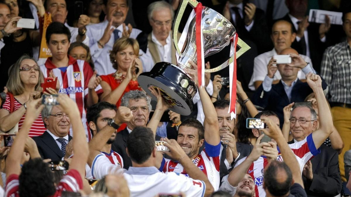 El Atlético de Madrid levantó su décimo título liguero en la temporada 2013/14